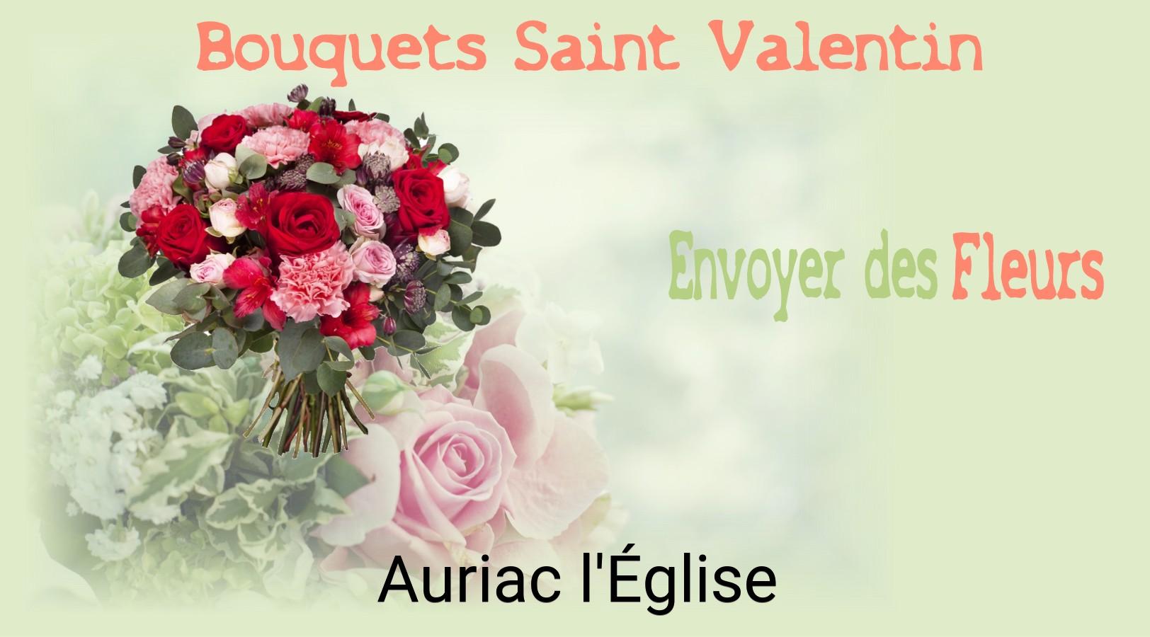 Roses de Saint-Valentin livrées à Auriac-l'Église